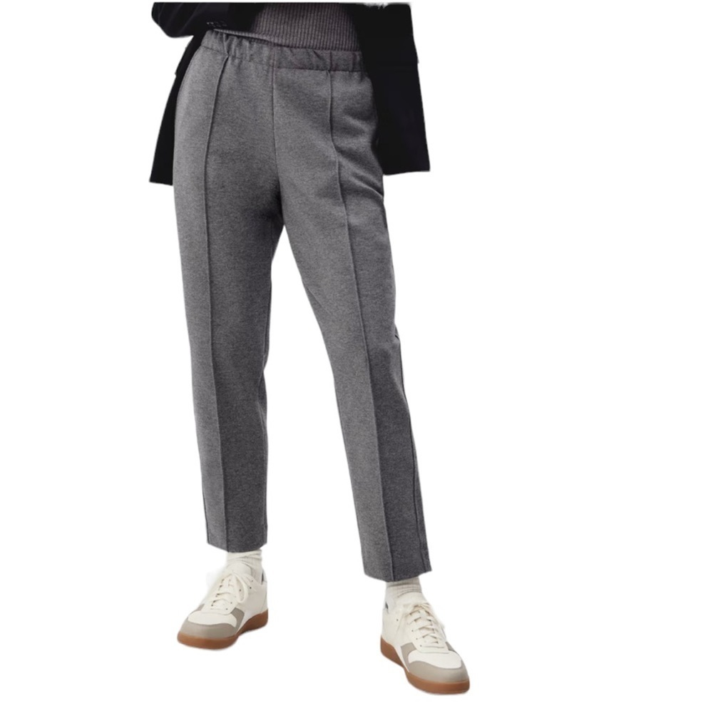 NEW EVERLANE‎ The Dream Pant in Heather Grey Pull On Ankle Slacks Size XS